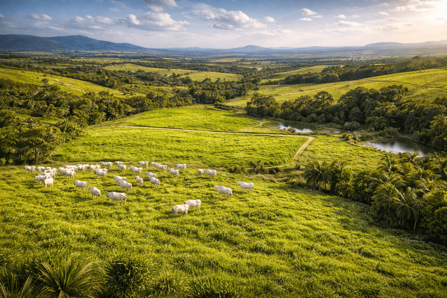 Mapas técnicos e leitura satelital da fazenda